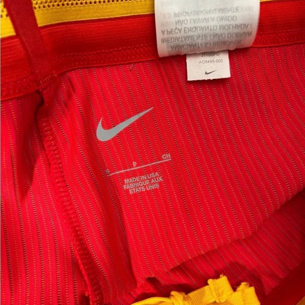 New Nike Pro Elite Track & Field  3/4 Tights Pants Red AO8495-000 Women's Small - Picture 6 of 7